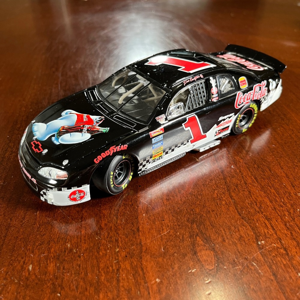 Action 1998 Dale Earnhardt Jr 1 Coca Cola Polar Bear Chevy 1/24 Car Window Flaw
